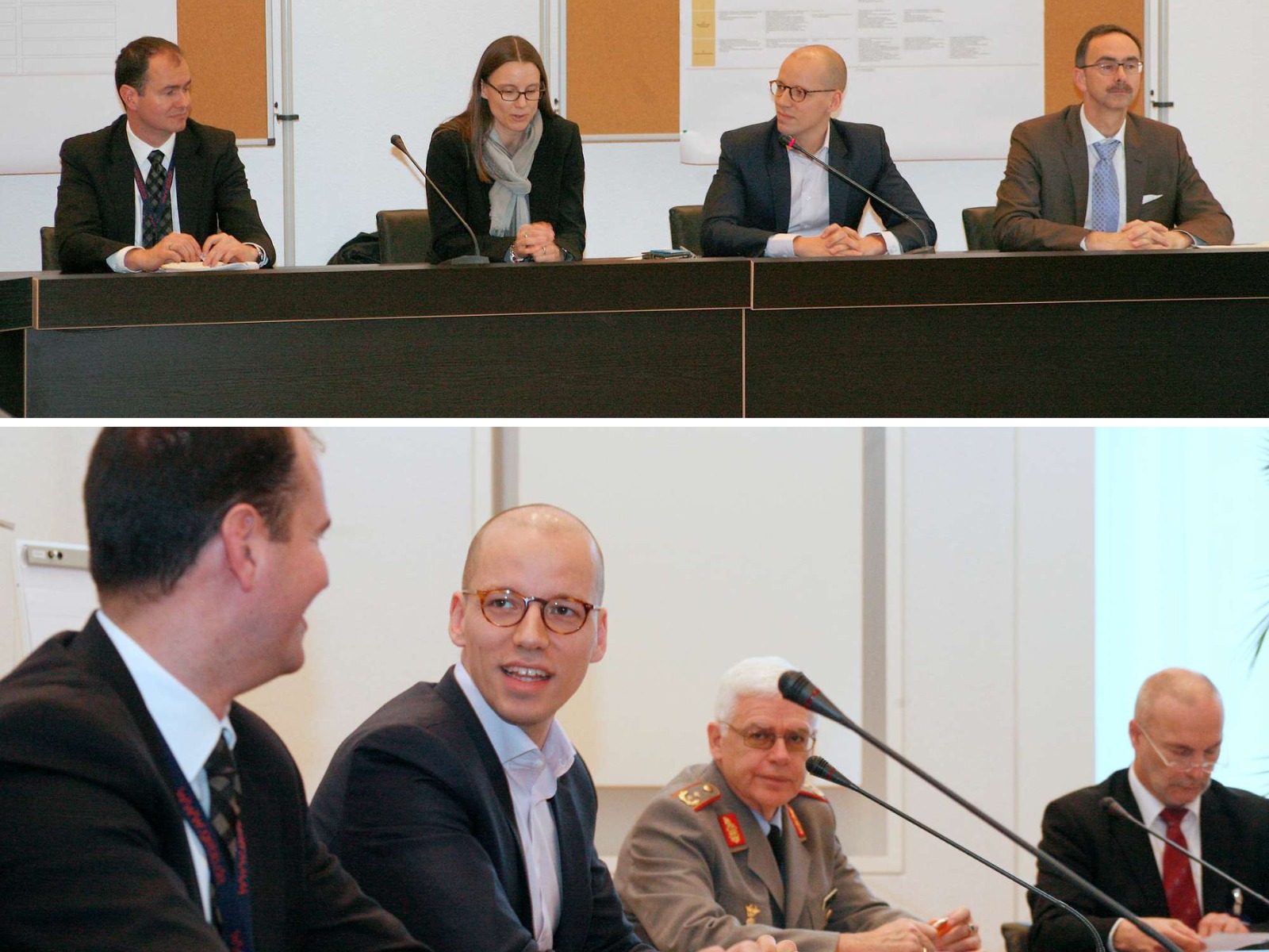 Collage mit Bilder des Kick-off-Workshops